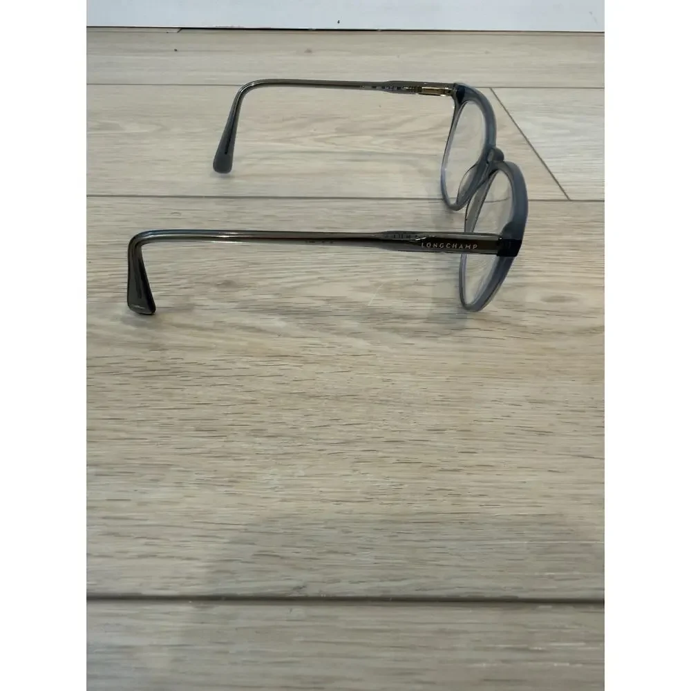 Longchamp LO2693 400 Grey Transparent Cat Eye Eyeglasses Frames 54-18-140